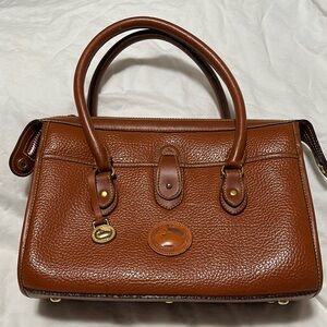 Vintage Classic Brown Dooney and Bourke Leather Handbag